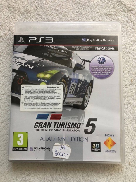 Gran Turismo 5 Academy Edition Ps3 Playstation 3 jtk