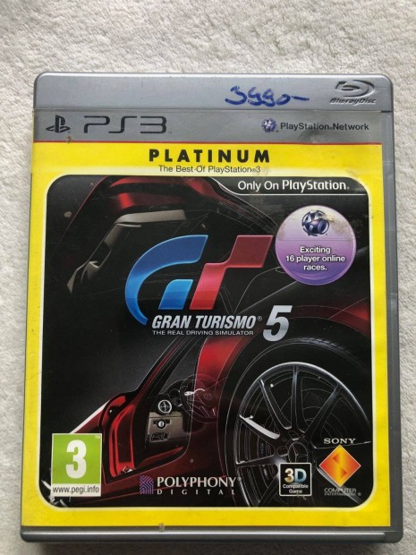 Gran Turismo 5 Platinum Ps3 Playstation 3 jtk