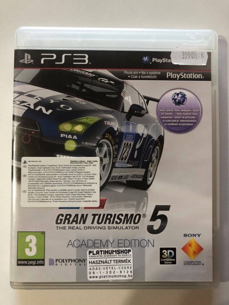 Gran Turismo 5: Academy Edition PS3 jtk hibtlan