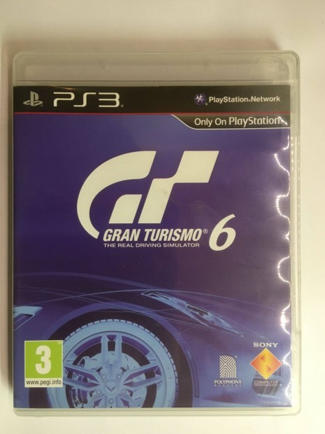 Gran Turismo 6 Playstation 3 Ps3 jtk