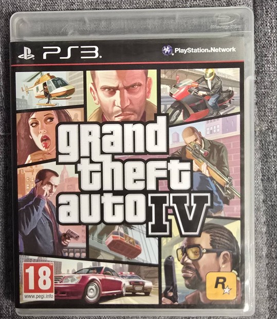 Grand Theft Auto 4 Ps3 hasznlt jtk Playstation 3 GTA 4