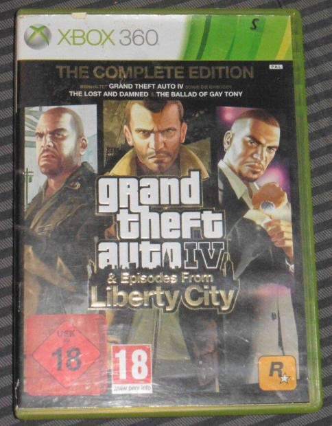 Grand Theft Auto 4. Episodes from Liberty City Gyri Xbox 360 Jtk