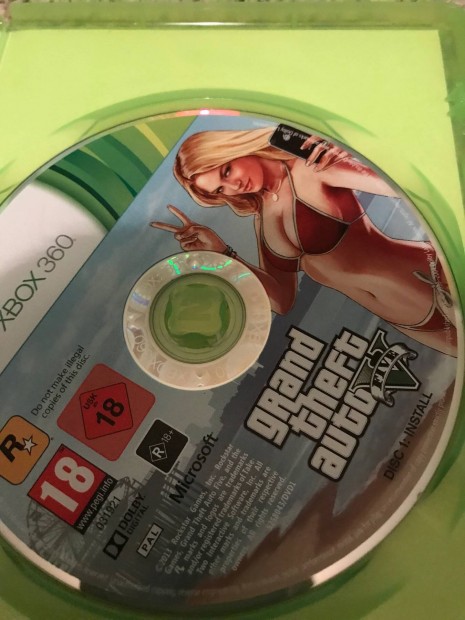 Grand Theft Auto Five DVD (Xbox 360)