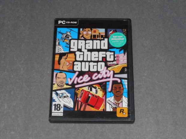 Grand Theft Auto GTA Vice City Szmtgpes PC jtk, Ritka