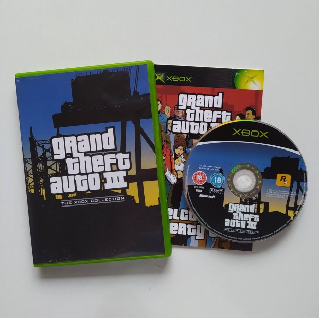 Grand Theft Auto III GTA 3 Xbox Classic Xbox 360