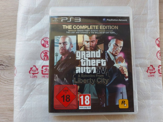 Grand Theft Auto IV GTA 4 Teljes Kiads eredeti csomagolsban!