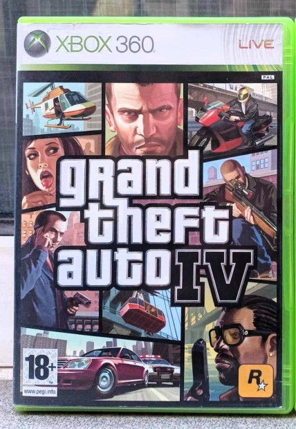Grand Theft Auto IV. (GTA 4) Xbox 360