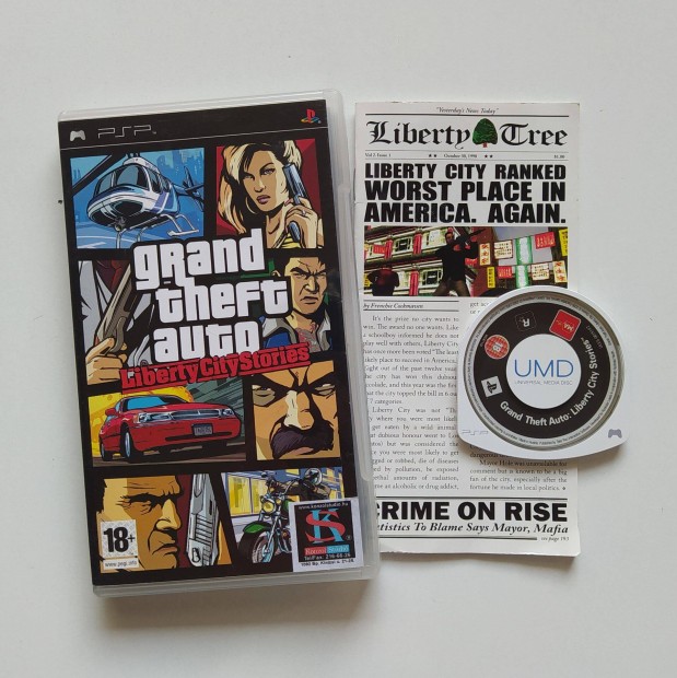 Grand Theft Auto Liberty City Stories GTA Playstation PSP