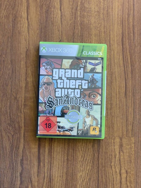 Grand Theft Auto San Andreas Xbox One Kompatibilis eredeti Xbox 360 j