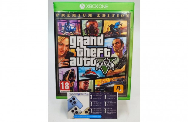 Grand Theft Auto V Premium Edition Xbox One Garancival #konzl0236