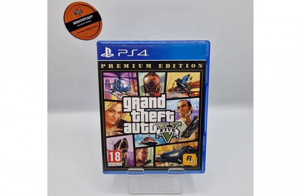 Grand Theft Auto V Premium Edition - PS4 jtk, hasznlt