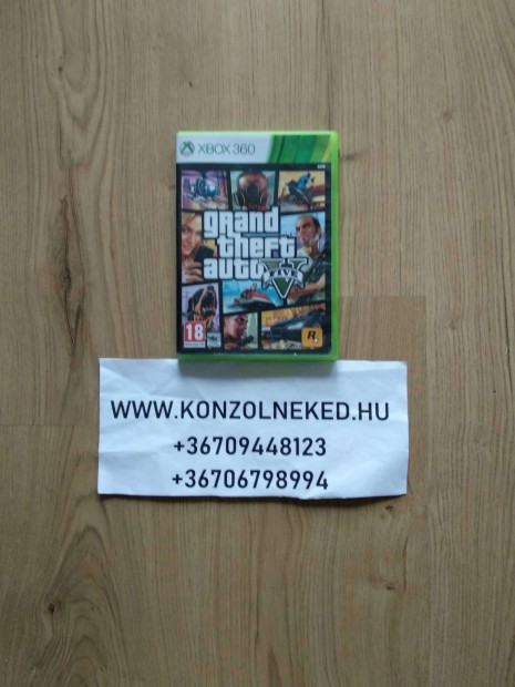 Grand Theft Auto V (5) Xbox 360 jtk
