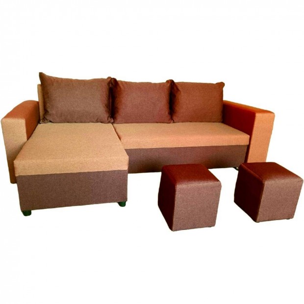 Grand kanapé / Barna - L alakú