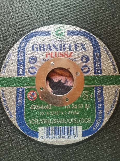 Graniflex plusz vgkorong 400x4x40