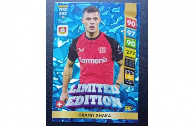 Granit Xhaka Bayer Leverkusen Limited focis kártya Panini FIFA 2025