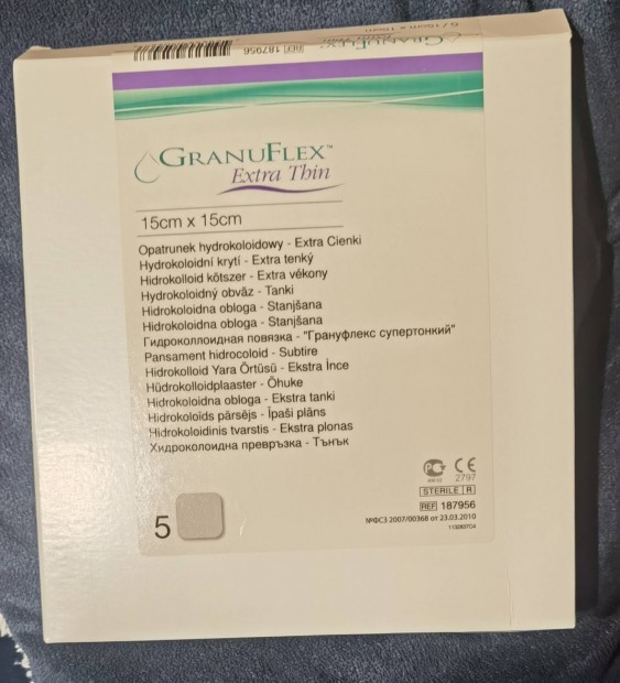 Granuflex extra Thin 15x15 cm új originál doboz