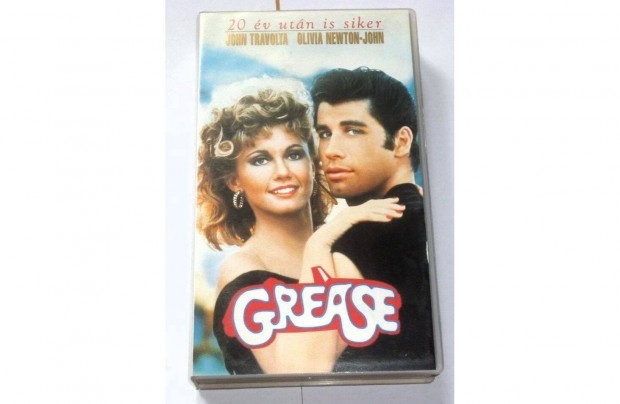 Grease (1978) VHS fsz: John Travolta, Olivia Newton- John