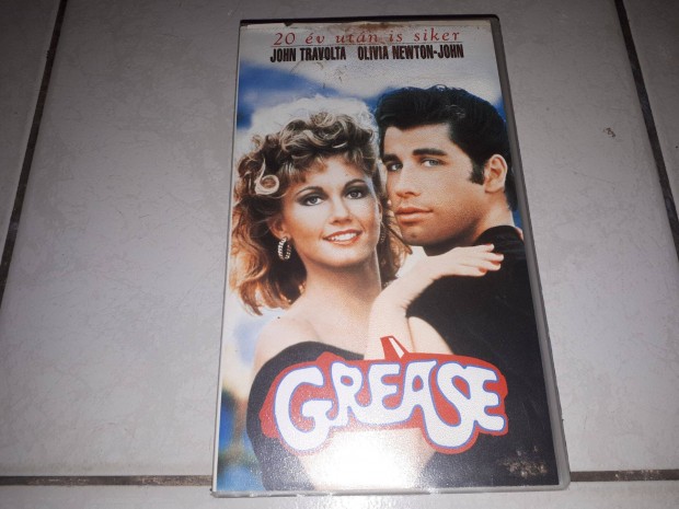Grease msoros VHS kazetta, videokazetta