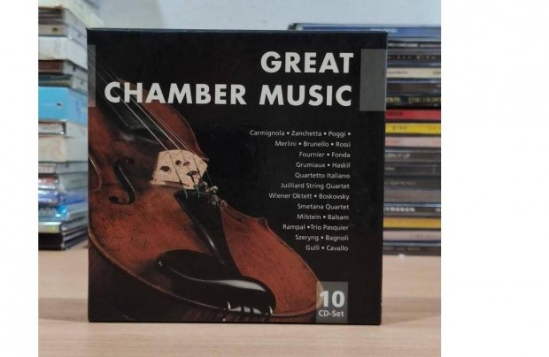 Great Chamber Music, 10 darabos bontatlan CD csomag, j