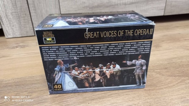 Great Voices of the opera II. - vlogats - 40 db. -os cd box