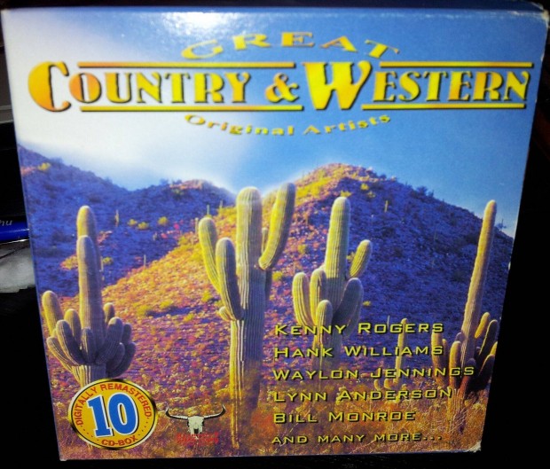 Great country & western 10 cd paprtokos kiadvny