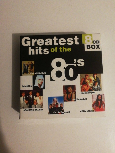 Greatest Hits Of The 80's CD lemez (8 Lemezes Válogatás) eladó!