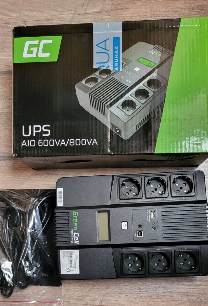 Green Cell AiO 800VA LCD sznetmentes tpegysg UPS