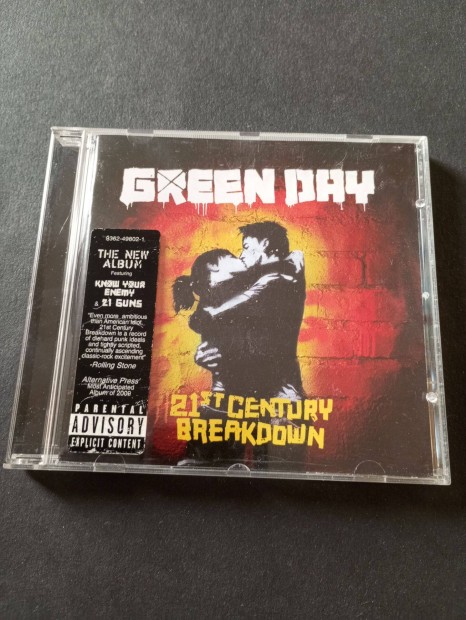 Green Day 21st Century Breakdown karcmentes cd lemez