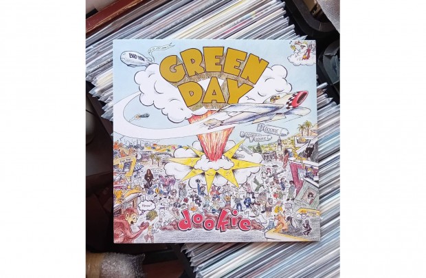 Green Day - Dookie Bakelit Lemez LP Bontatlan