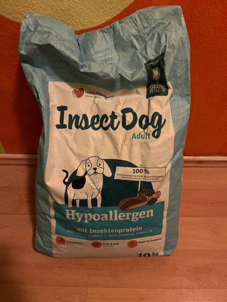 Green Petfood Insectdog Hypoallergen hipoallergn Kutyatp 10kg