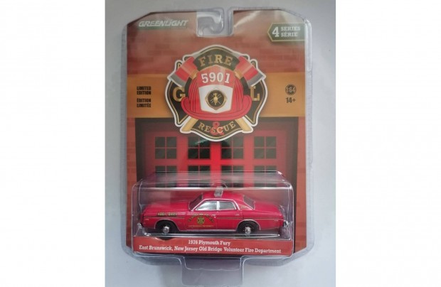 Greenlight 1976 Plymouth Fury Fire & Rescue series 4
