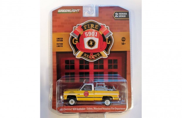 Greenlight 1981 Chevrolet K20 Scottsdale Fire & Rescue series 1