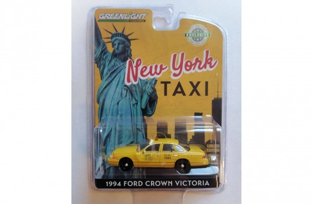 Greenlight 1994 ford crown victoria n.y.c. taxi, yellow