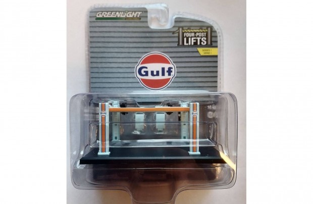Greenlight gulf oil four-post lift series 1 auto body shop