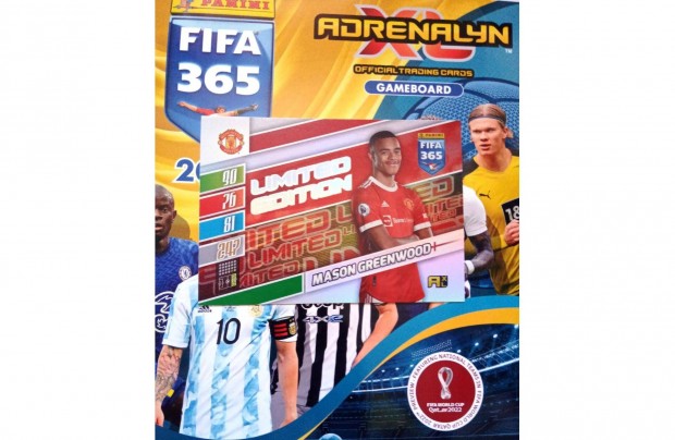 Greenwood Panini Fifa 365 2022 XXL Limited focis krtya