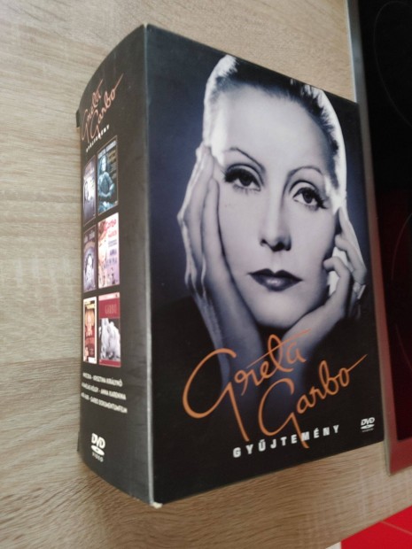 Greta Garbo gyjtemny 6 db celofnos bontatlan DVD film