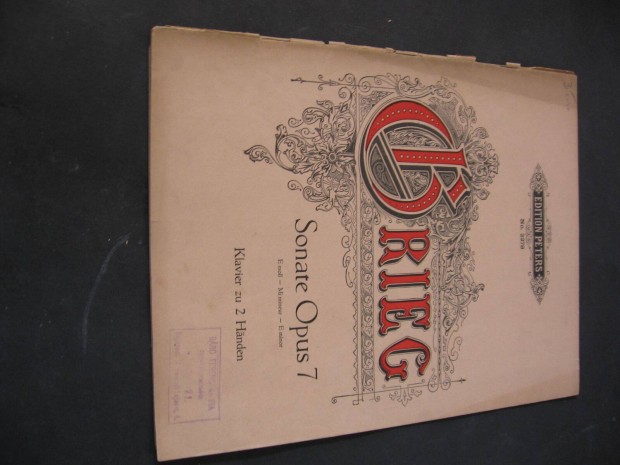 Grieg szonate opus7 kotta