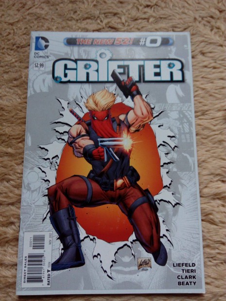 Grifter (2011-es sorozat) amerikai DC kpregny 0. szma elad!