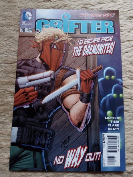 Grifter (2011-es sorozat) amerikai DC kpregny 10. szma elad!