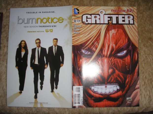 Grifter (2011-es sorozat) amerikai DC kpregny 12. szma elad!