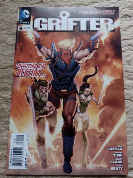 Grifter (2011-es sorozat) amerikai DC kpregny 9. szma elad!