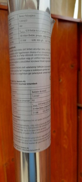 Grill Chef terasz gázhősugárzó eladó