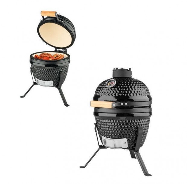 Grill Meister Kansas Mini Kamado Barbecue kerámia grill 26.5 cm kerám