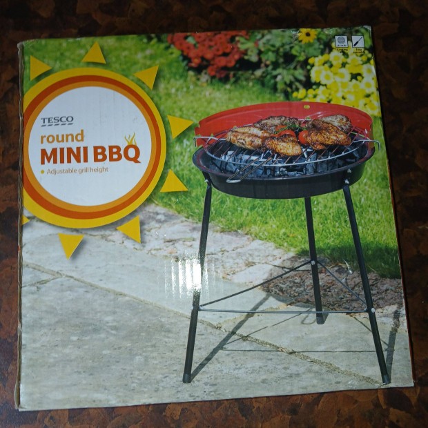 Grill mini utazó 30cm ráccsal új dobozos átvét Bp n vagy futárral