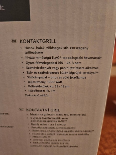 Grillez, szendvicsst, gofrist