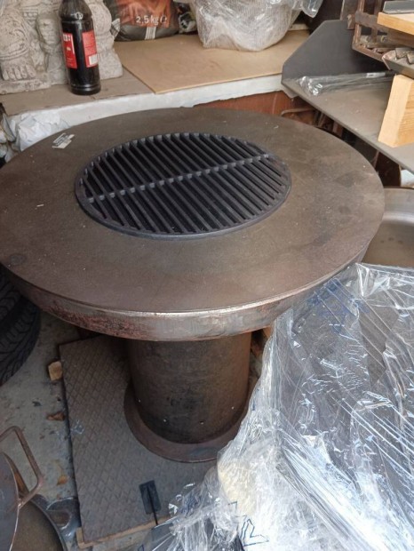 Grillező öntöttvas grill rács Rozsdamentes Grillrács bográcstartó ra