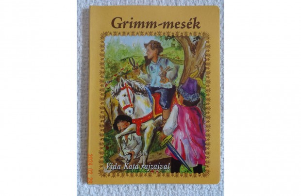 Grimm-mesk - kemny lapos meseknyv Vida Kata rajzaival