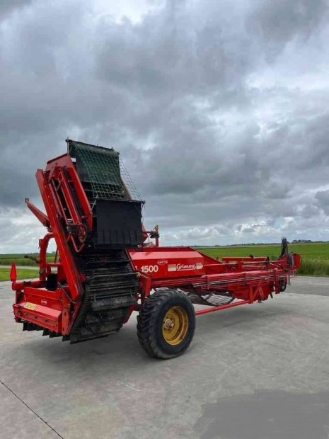 Grimme DL 1500 , Rendfelszedő , Hagymafelszedő , Pótkocsirarakó