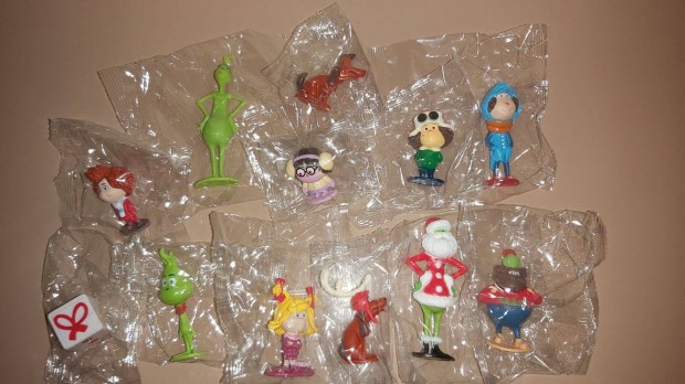 Grinch manyag figura szett tortadsz 12 db j kszleten szmlval