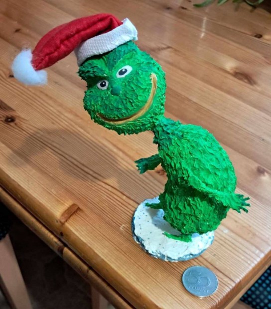 Grincs Grinch szobor dsz figura karcsony ajndk kb. 15 cm magas